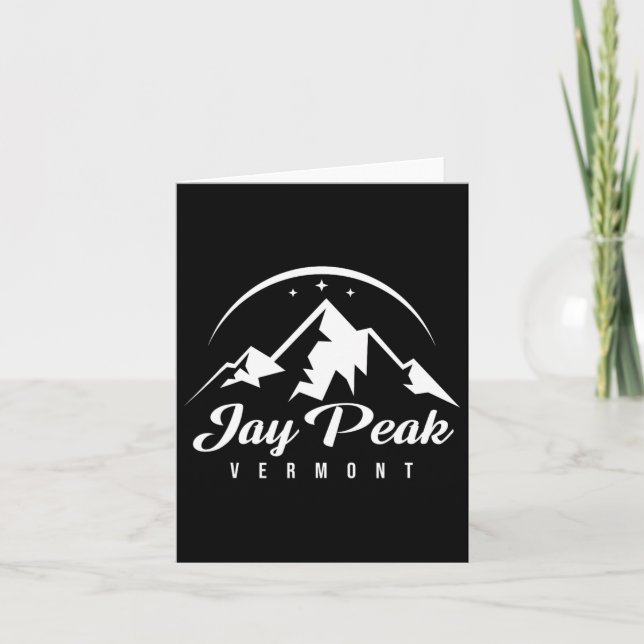Carte Jay Peak Vermont Station de ski Ski Snowboard (Devant)