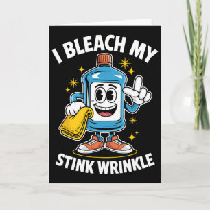 Carte Je blanchis ma chemise froissée qui pue Drôle de s