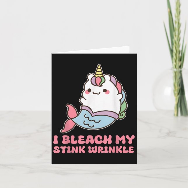Carte Je blanchis mon wrinkle puant  (Devant)