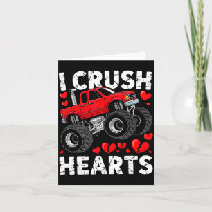 Carte Je Casse les Cœurs Saint-Valentin Monster Truck Ga