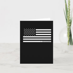 Carte Je conteste le drapeau américain 1