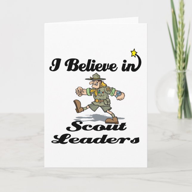 Carte je crois dans les chefs scouts (Devant)