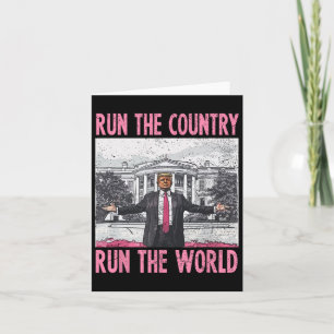 Carte Je Dirige Le Pays Et Le Monde Drôle Trump 1