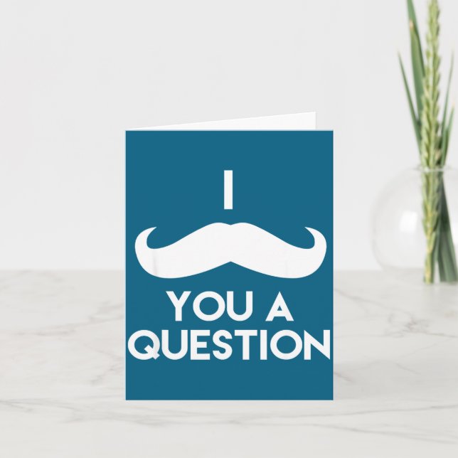 Carte Je Dois Vous Poser Une Question _ Citation De Jeu  (Devant)