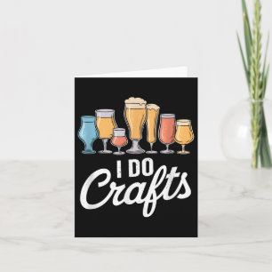 Carte Je fais artisanat Beer Shirt Homebrew Hommes Femme