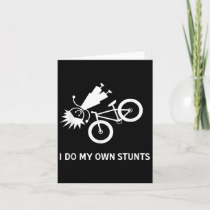 Carte Je fais mes propres cascades à bicyclette