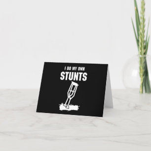 Carte Je Fais Mes Propres Cascades - Cadeau De Rétabliss