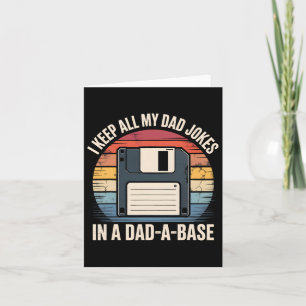Carte Je garde toutes mes blagues de papa dans un papa d