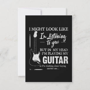 Carte Je Joue Ma Guitare