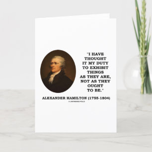 Carte Je l'ai pensé mon devoir pour exhiber la citation