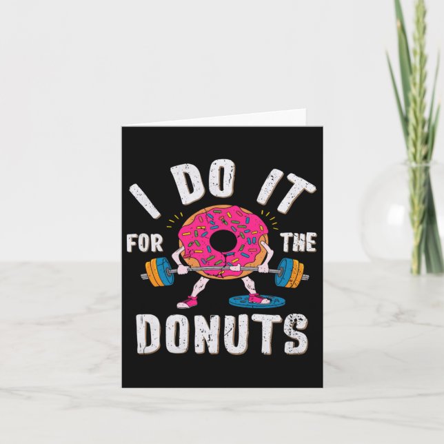 Carte Je Le Fais Pour L'Entraînement Des Donuts (Devant)