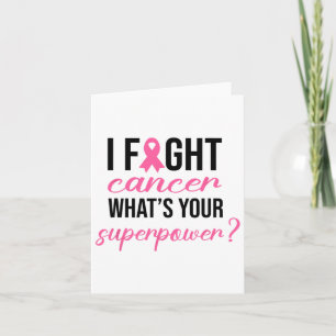 Carte Je lutte contre le cancer Quel est votre super-pui