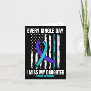 Carte Je Manque Ma Fille Suicide Sensibilisation Chemise