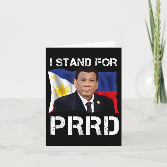 Carte Je Me Prends Au Nom Du Supporter Principal Digong  (Devant)