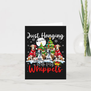 Carte Je me suis accroché avec mes marionnettes Noël Tro