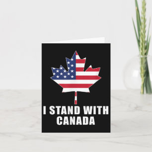 Carte Je Me Trouve Avec Le Canada Amérique Canadien Drap