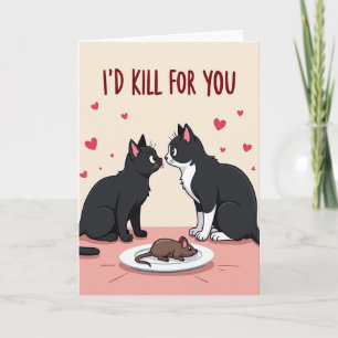 Carte 'Je Mourrais Pour Ton Amour'