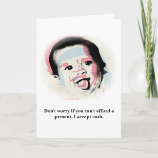 Carte Je n'ai pas besoin de présents