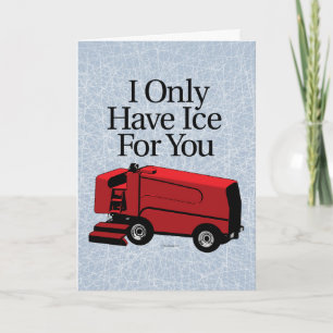 Carte Je n'ai que de la glace pour toi (hockey)