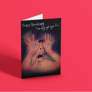 Carte Je n'ai que des yeux pour toi Anniversaire