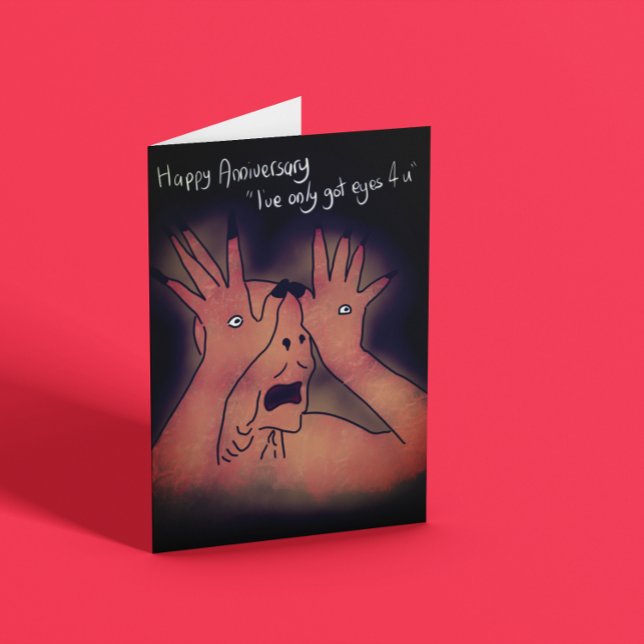 Carte Je n'ai que des yeux pour toi Anniversaire (Créateur téléchargé)