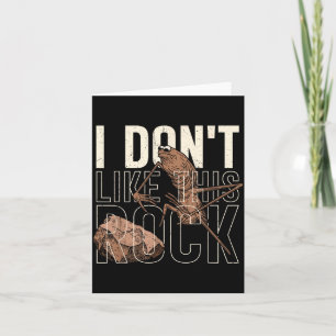 Carte Je n'aime pas ce rock Marcus le ver mème drôle