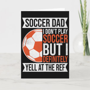 Carte Je ne joue pas au football mais je crie certaineme