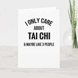 Carte Je Ne Me Soucie Que De Tai Chi   Arts martiaux de 