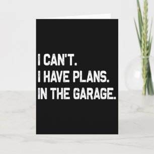 Carte Je ne peux pas avoir des projets dans le garage po
