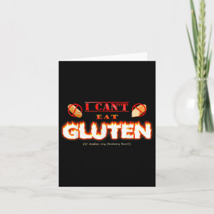 Carte Je ne peux pas manger de gluten Ça fait mon vêteme