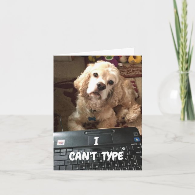 CARTE JE NE PEUX PAS SAISIR SI JE POUVAIS DIRE "JOLI ANN (Devant)