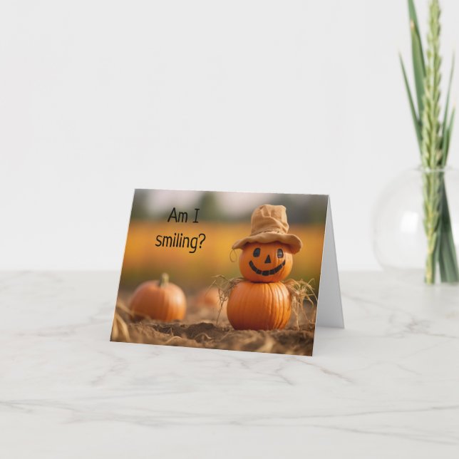 CARTE JE NE POUVAIS PAS ÊTRE "HEUREUX" POUR "VOUS" (Devant)