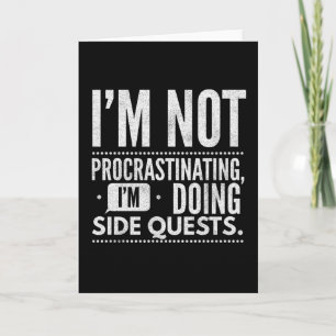 Carte Je Ne Procrastine Pas Les Quêtes Côtières