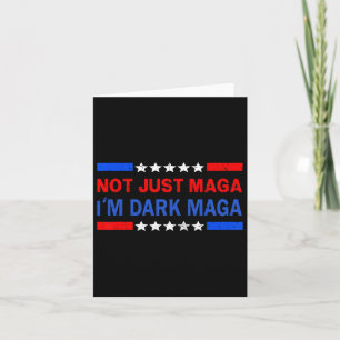 Carte Je ne suis pas seulement Dark Trump Elections 2024