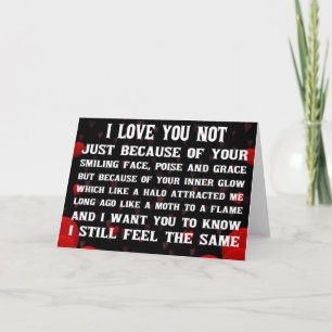 Carte Je ne t'aime pas