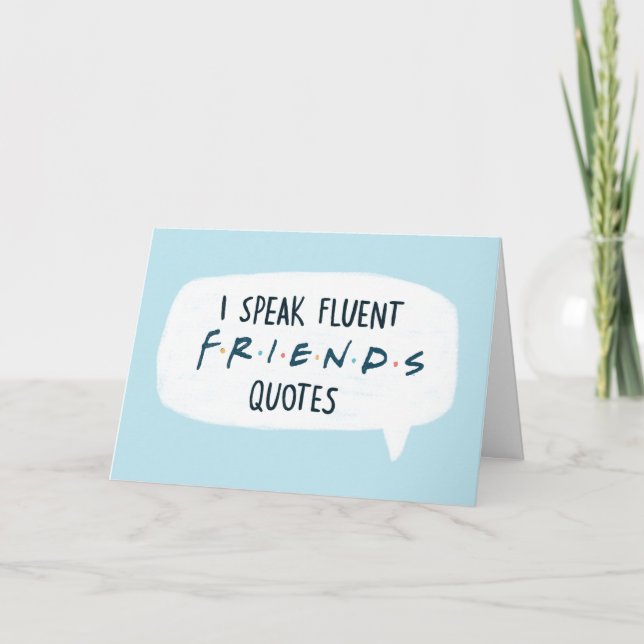 Carte Je parle des devis Fluent FRIENDS™ (Devant)
