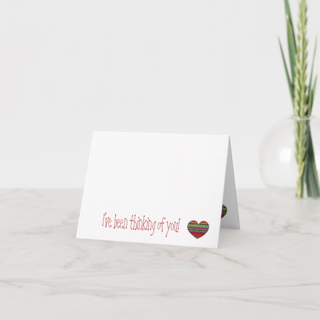 Carte Je pensais à vous (Devant)