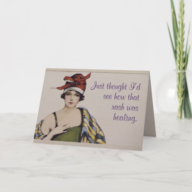 Carte "Je pensais voir comment cette éruption guérissait (Devant)