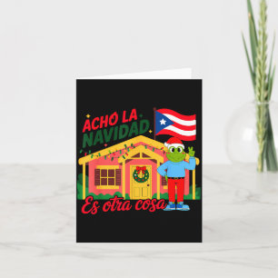 Carte Je pense que Noël est autre chose Boricua Noël Vib
