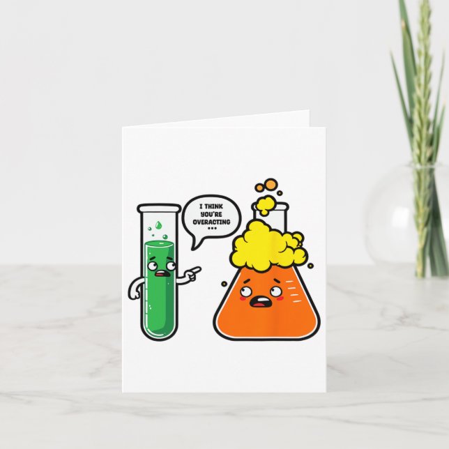 Carte Je pense que vous réagissez de manière excessive P (Devant)