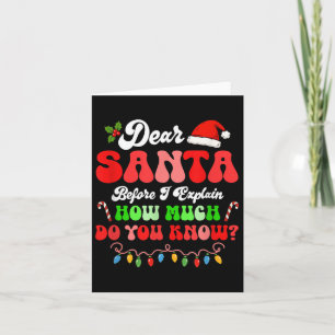 Carte Je Peux Expliquer Les Lumières Colorées De Noël Co