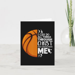 Carte Je Peux Faire Tout Par Christ Basketball Chri