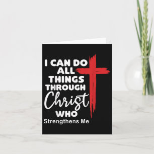 Carte Je Peux Faire Toutes Les Choses Par Le Christ Jésu