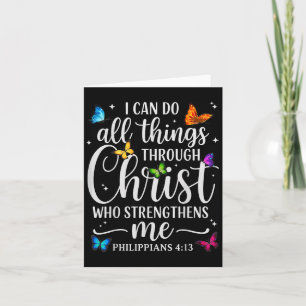 Carte Je Peux Faire Toutes Les Choses Par Le Christ Moti