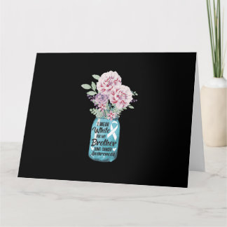 Carte Je Porte Du Blanc Pour Mon Frère Sensibilisation A