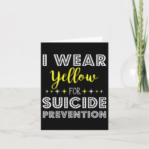 Carte Je Porte Du Jaune Pour Le Sujet De Sensibilisation