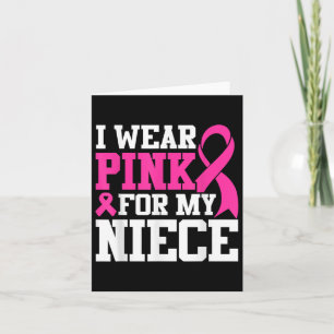 Carte Je Porte Du Rose Pour Ma Nièce Sensibilisation Au