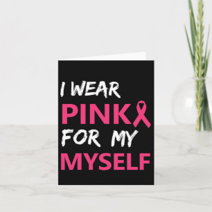 Carte Je Porte Du Rose Pour Ma Sensibilisation Au Cancer