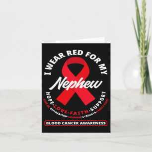 Carte Je Porte Du Rouge Pour Ma Sensibilisation Au Cance