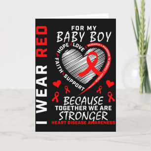 Carte Je Porte Du Rouge Pour Mon Fils Produit De Sensibi